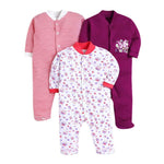 Thumbnail for Daddy - G Rompers/Sleepsuits/Jumpsuit /Night Suits for New Born Babies - Purple - Distacart