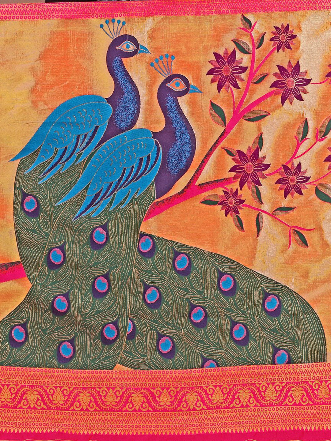 Kalini Woven Design Zari Paithani Saree - Distacart