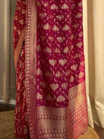 Thumbnail for Kalini Woven Design Zari Banarasi Saree - Distacart