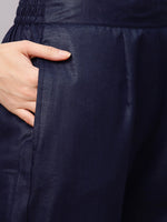 Thumbnail for Kalini Women Blue Layered Kurta with Trousers & With Dupatta - Distacart
