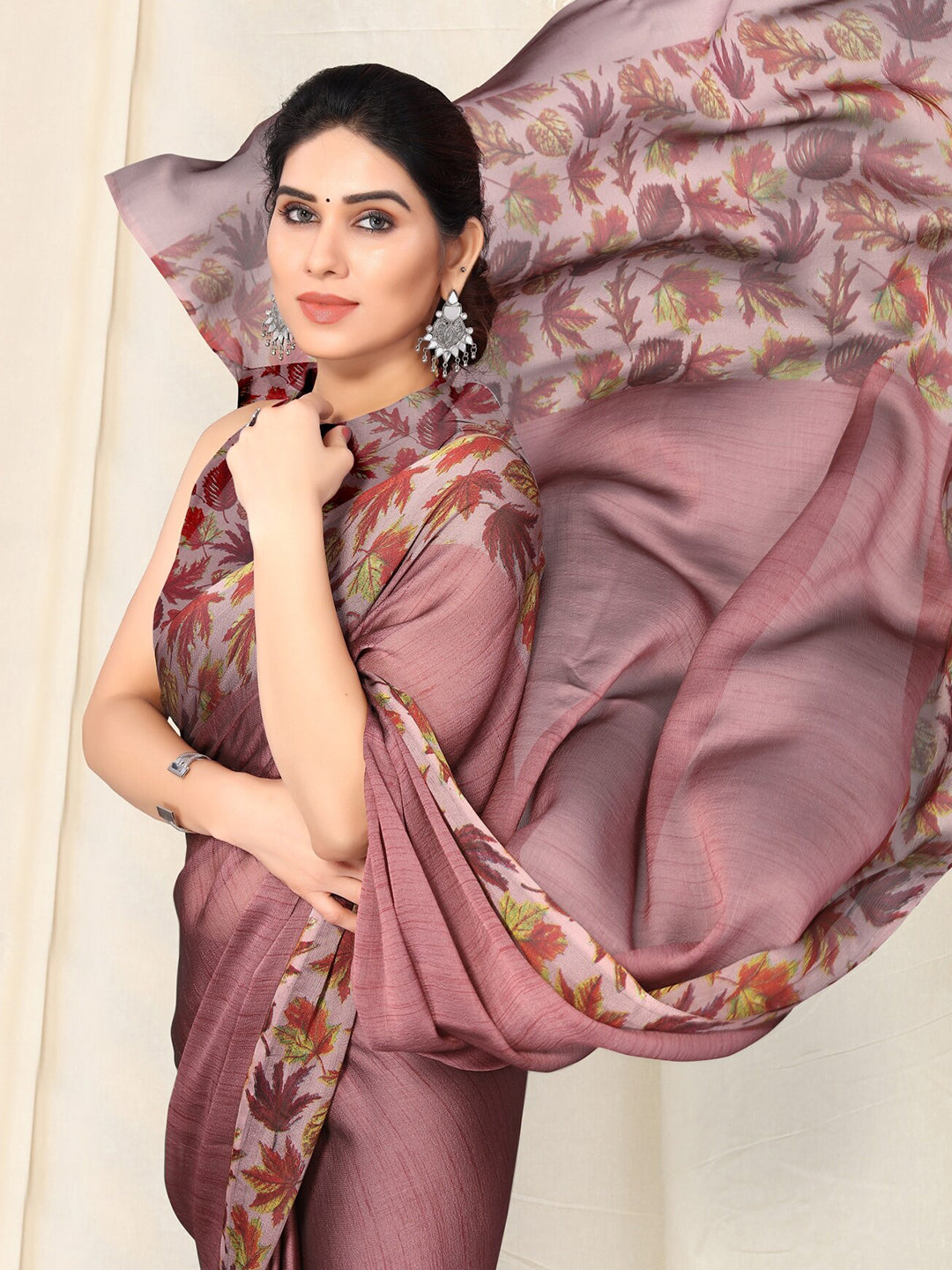 Kalini Printed Border Saree - Distacart