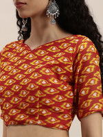 Thumbnail for Kalini Yellow Floral Printed Saree - Distacart