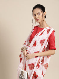 Thumbnail for Saree Mall Bandhani Poly Chiffon Saree - Distacart