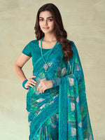 Thumbnail for Kalini Geometric Printed Saree - Distacart