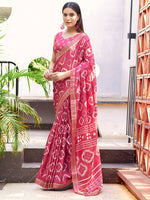 Thumbnail for Kalini Zari Art Silk Jamdani Saree - Distacart