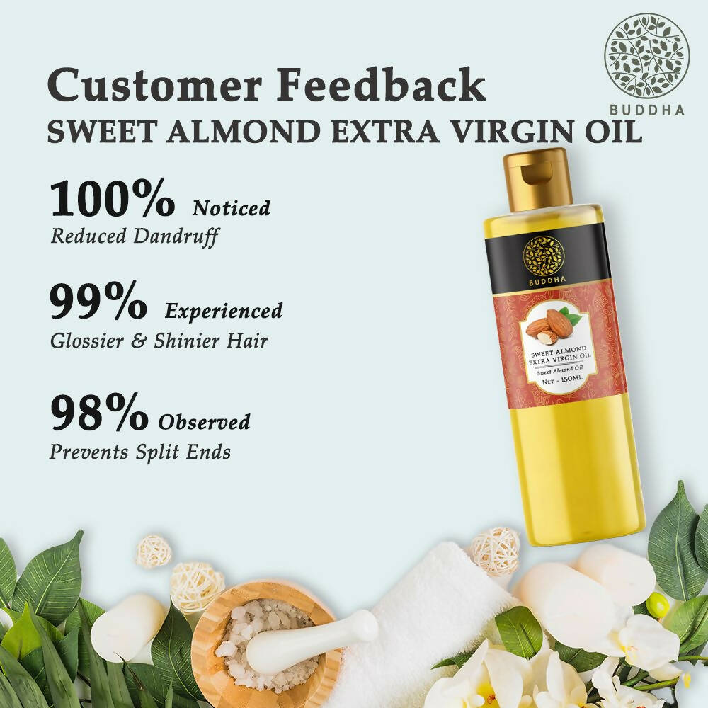 Buddha Natural - Extra Virgin 100% Pure Hair Oil - Distacart