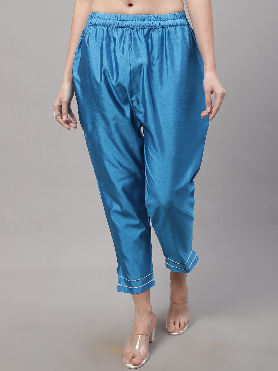 Kalini Floral Embroidered Kurta with Trousers & Dupatta - Distacart