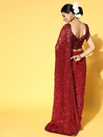 Thumbnail for Mitera Embellished Saree with Border - Distacart