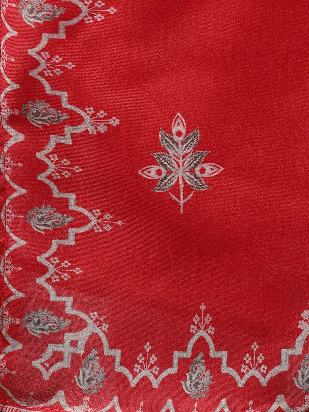 Aks Ethnic Motifs Printed Kurta With Palazzos & Dupatta - Distacart