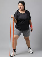 Thumbnail for MKH Plus Size Typography Printed Dri-FIT Sports T-Shirt - Distacart