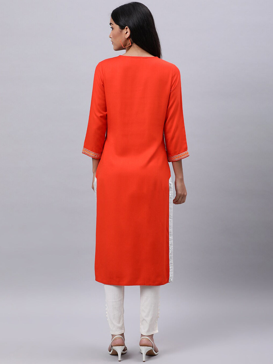 Souchii Women Ethnic Motifs Yoke Design Thread Work Beautiful Kurta - Distacart