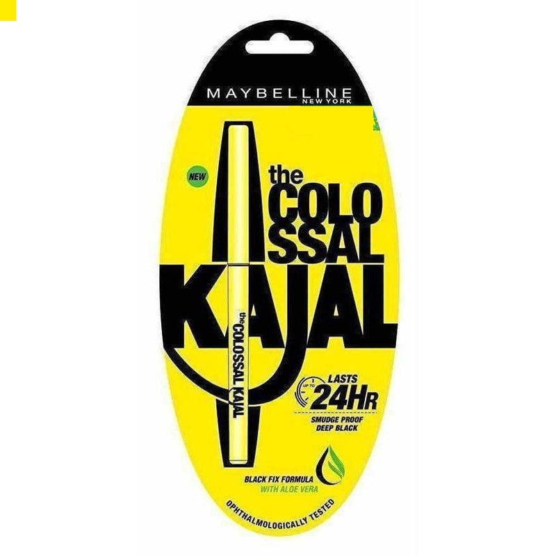 Maybelline New York Colossal Kajal,Black, 0.35g - Distacart