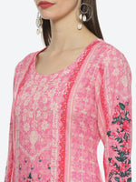Thumbnail for Biba Women Floral Printed Straight Kurta - Distacart