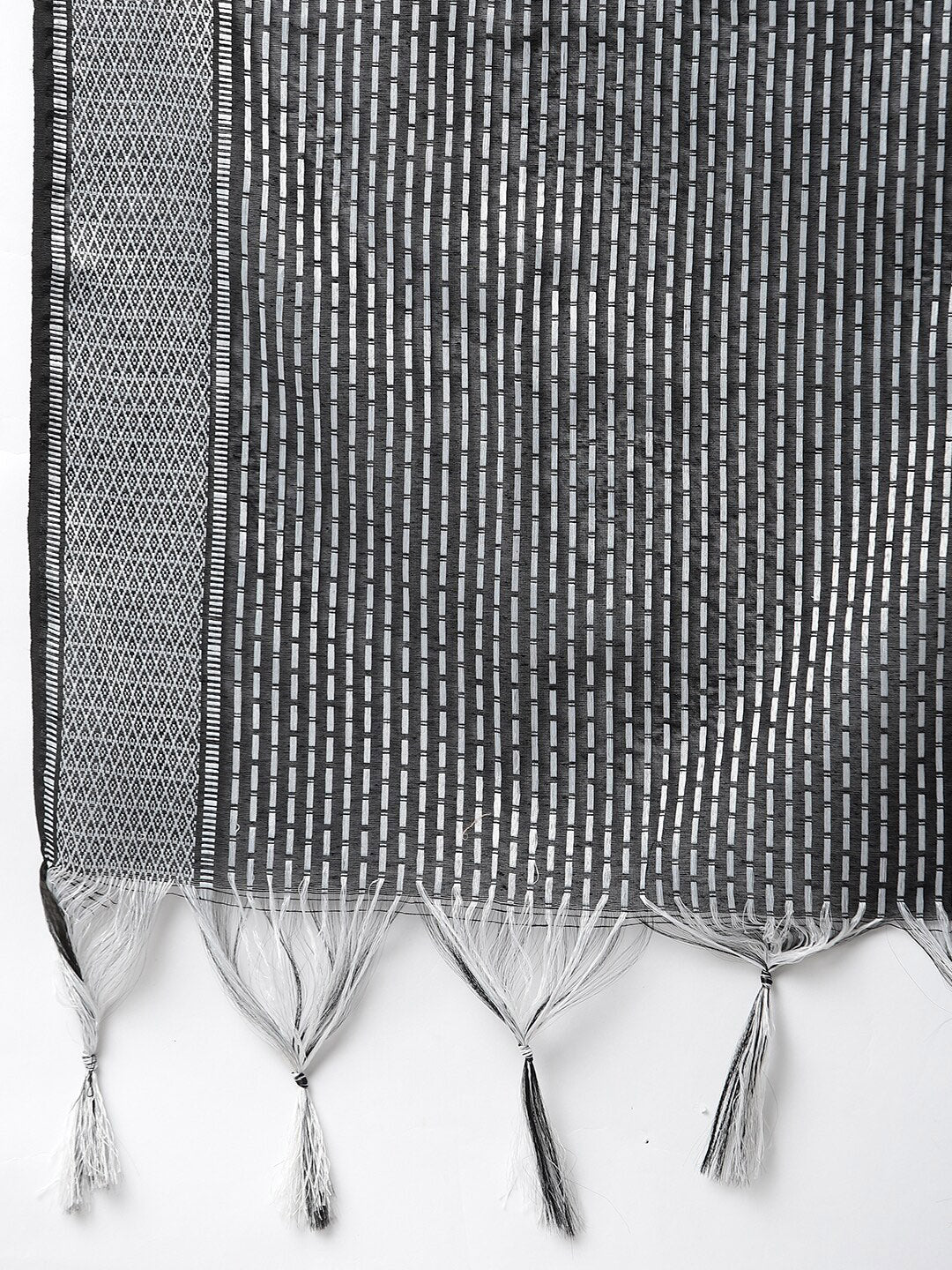 Khushal K Women Black Kurta with Trousers & With Dupatta - Distacart