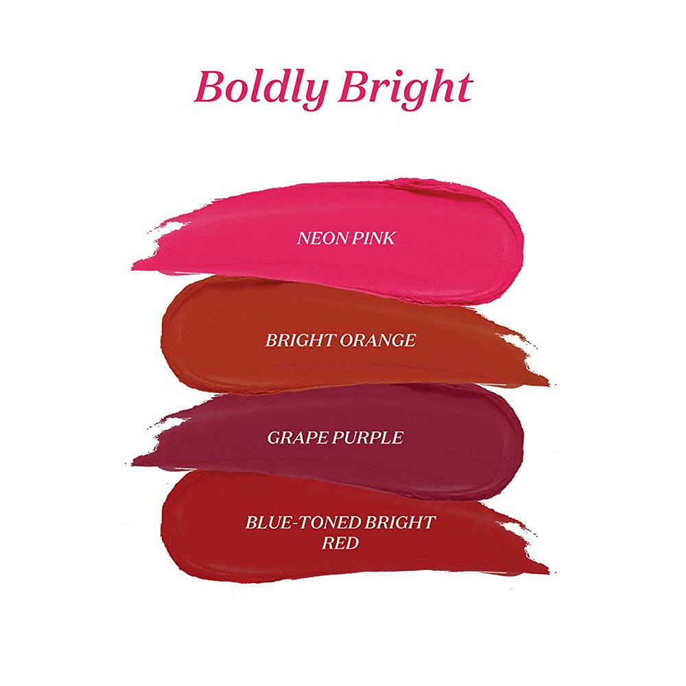 Gush Beauty Super Stack - Boldly Bright 4-In-1 - Liquid Lipstick - Distacart