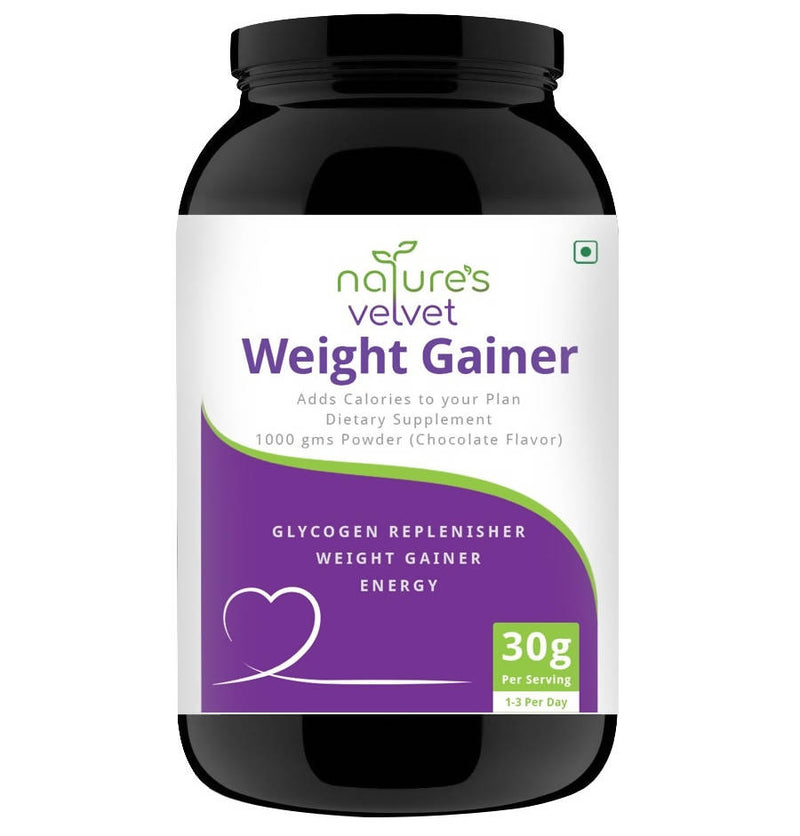 Nature&#39;s Velvet Weight Gainer - Chocolate Flavor Powder