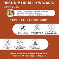 Thumbnail for Organicos Rose Hip Facial Tonic Mist - Distacart