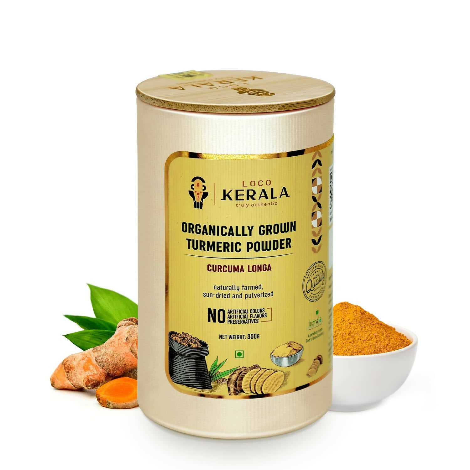 LocoKerala Curcuma Longa Organically Grown Turmeric Powder - Distacart