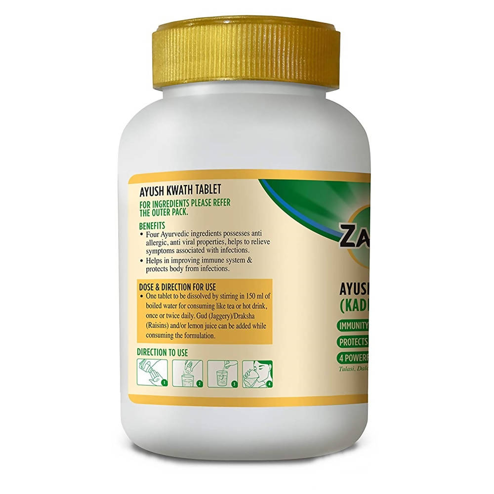 Zandu Ayush Kwath Tablets Immunity Booster Kadha uses