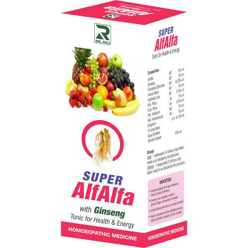Dr. Raj Homeopathy Super Alfalfa With Ginseng Tonic