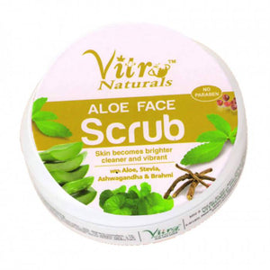 Vitro Naturals Aloe Face Scrub - Distacart