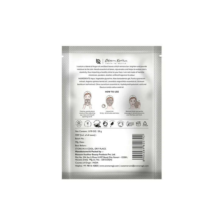 Blossom Kochhar Aroma Magic Get Glowing Face Sheet Mask - Distacart