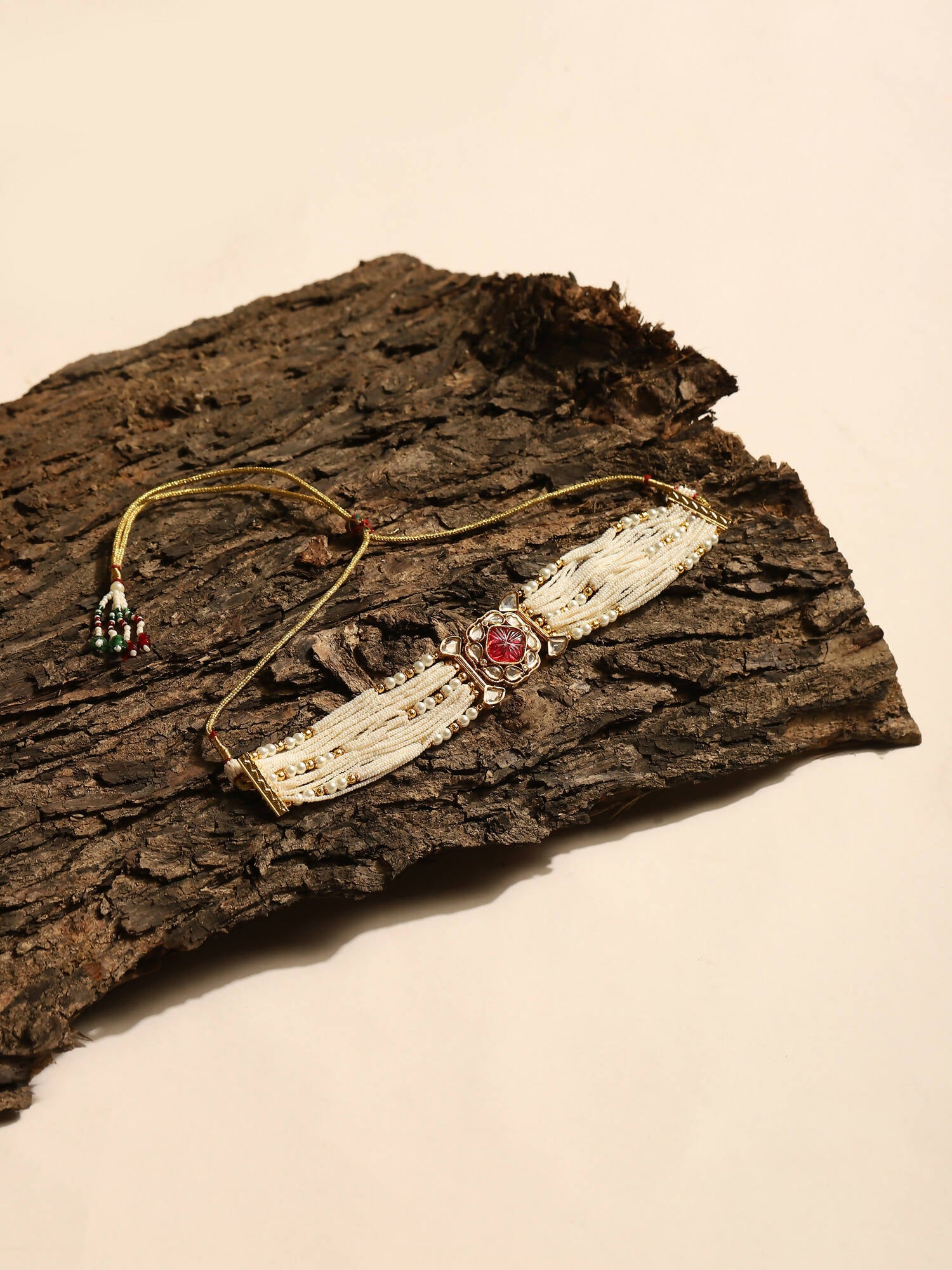 Women's Gold-Plated Necklace - Ruby Raang - Distacart