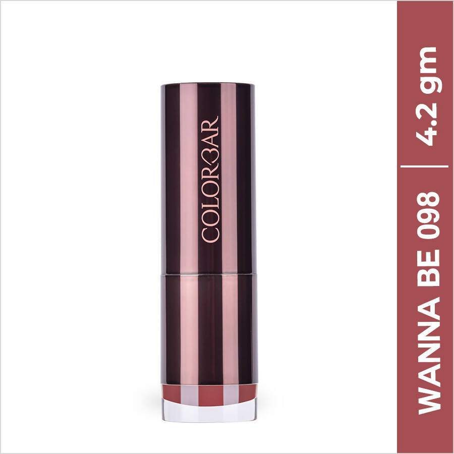 Colorbar Velvet Matte Lipstick Wanna Be-098 - Distacart