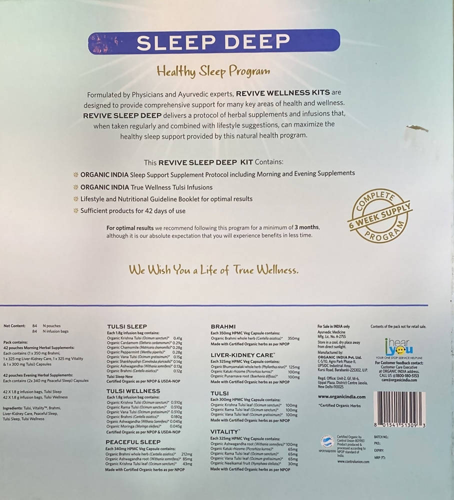 Organic India Revive Sleep Deep
