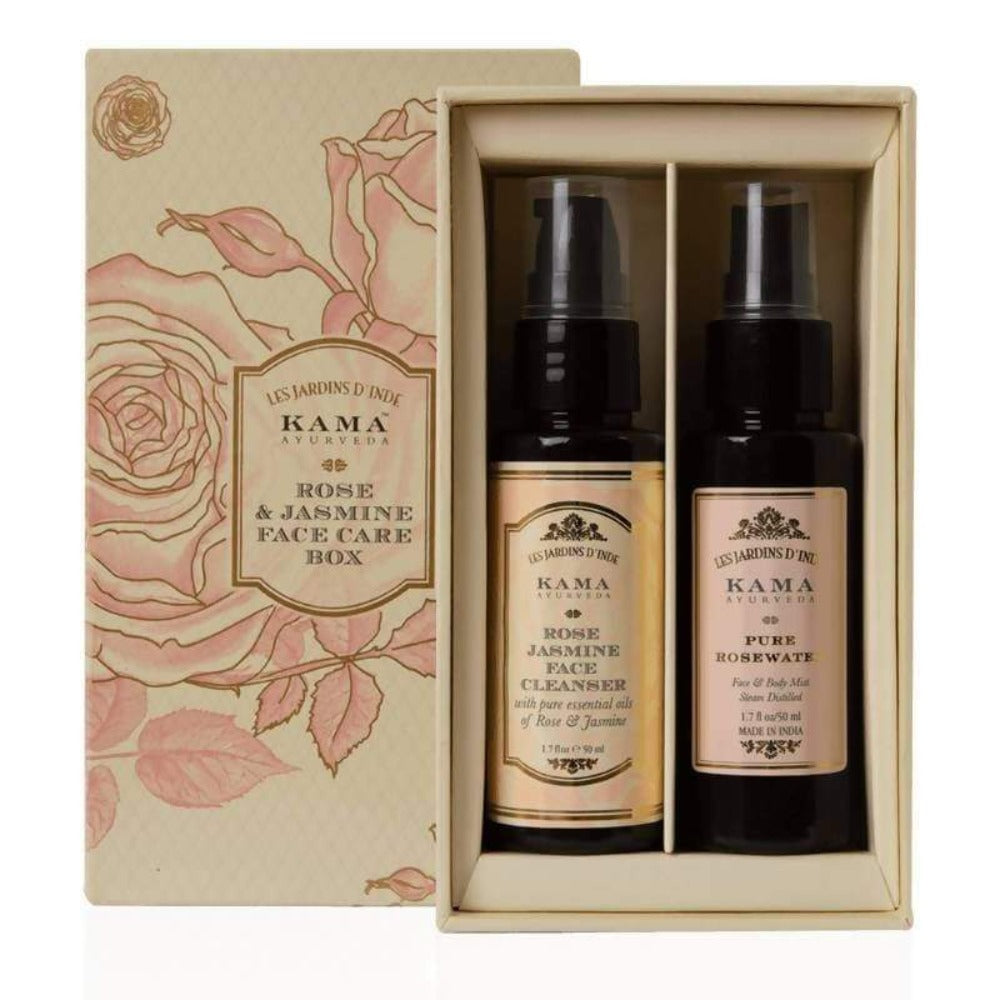 Kama Ayurveda Rose & Jasmine Face Care Gift Box 220 g