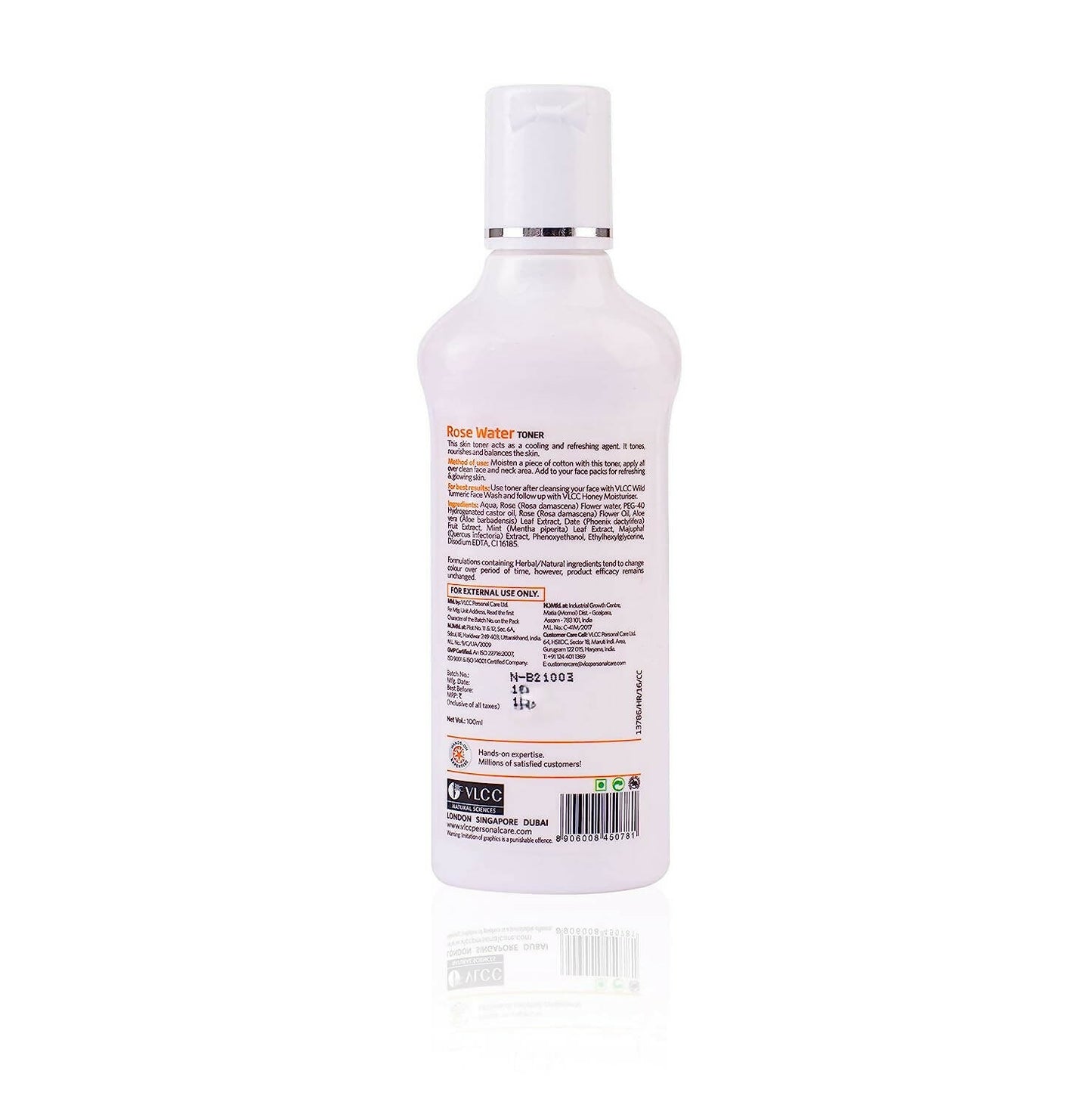 VLCC Skin Defense Rose Water Toner - Distacart