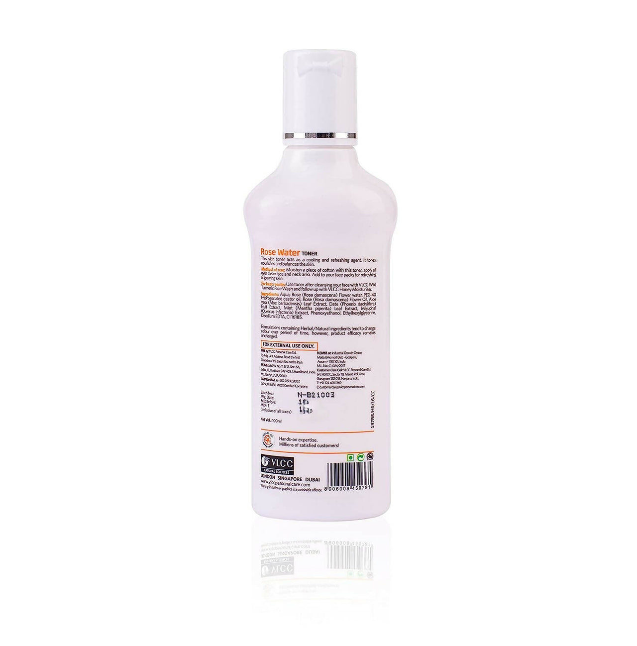 VLCC Skin Defense Rose Water Toner - Distacart