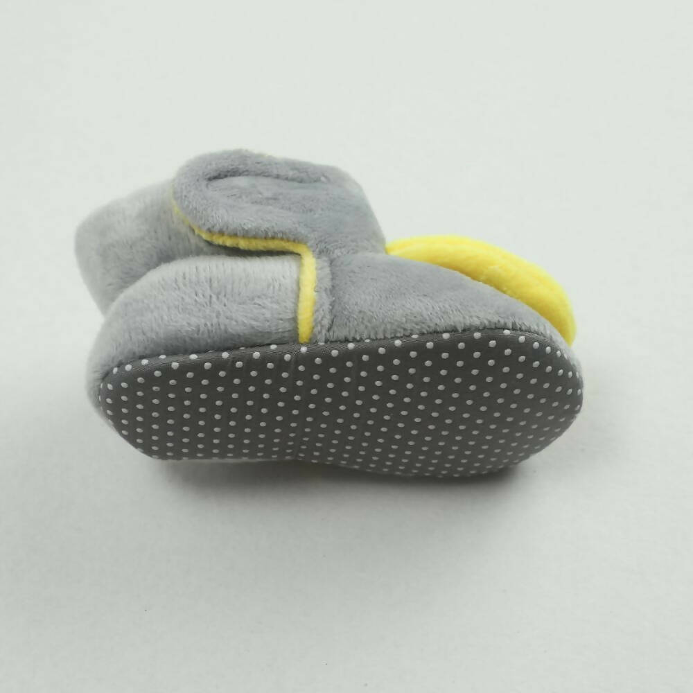 Tiny Bugs For Boys & Girls Baby Winter Booties - Grey - Distacart