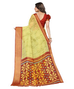 Thumbnail for Vamika Cotton Light Green Jari Border Bollywood Style Saree (DINO LIGHT GREEN) - Distacart