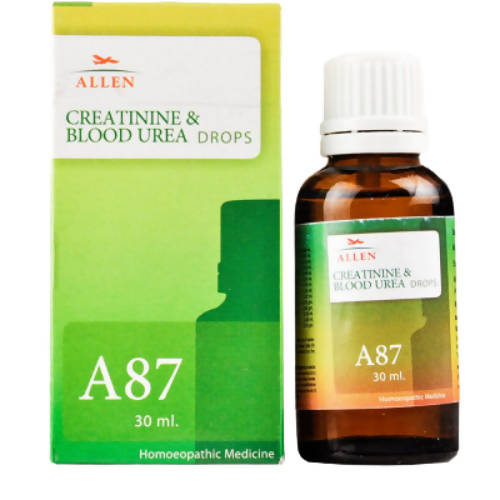 Allen Homeopathy A87 Creatinine & Blood Urea Drops - Distacart