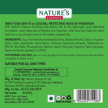 Nature's Essence Aloe Beauty Gel With Neem - Distacart