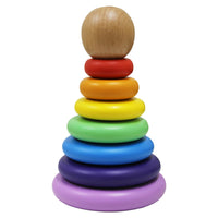 Thumbnail for Matoyi Rainbow Colored Ring Stacker Toy For Kids - Distacart