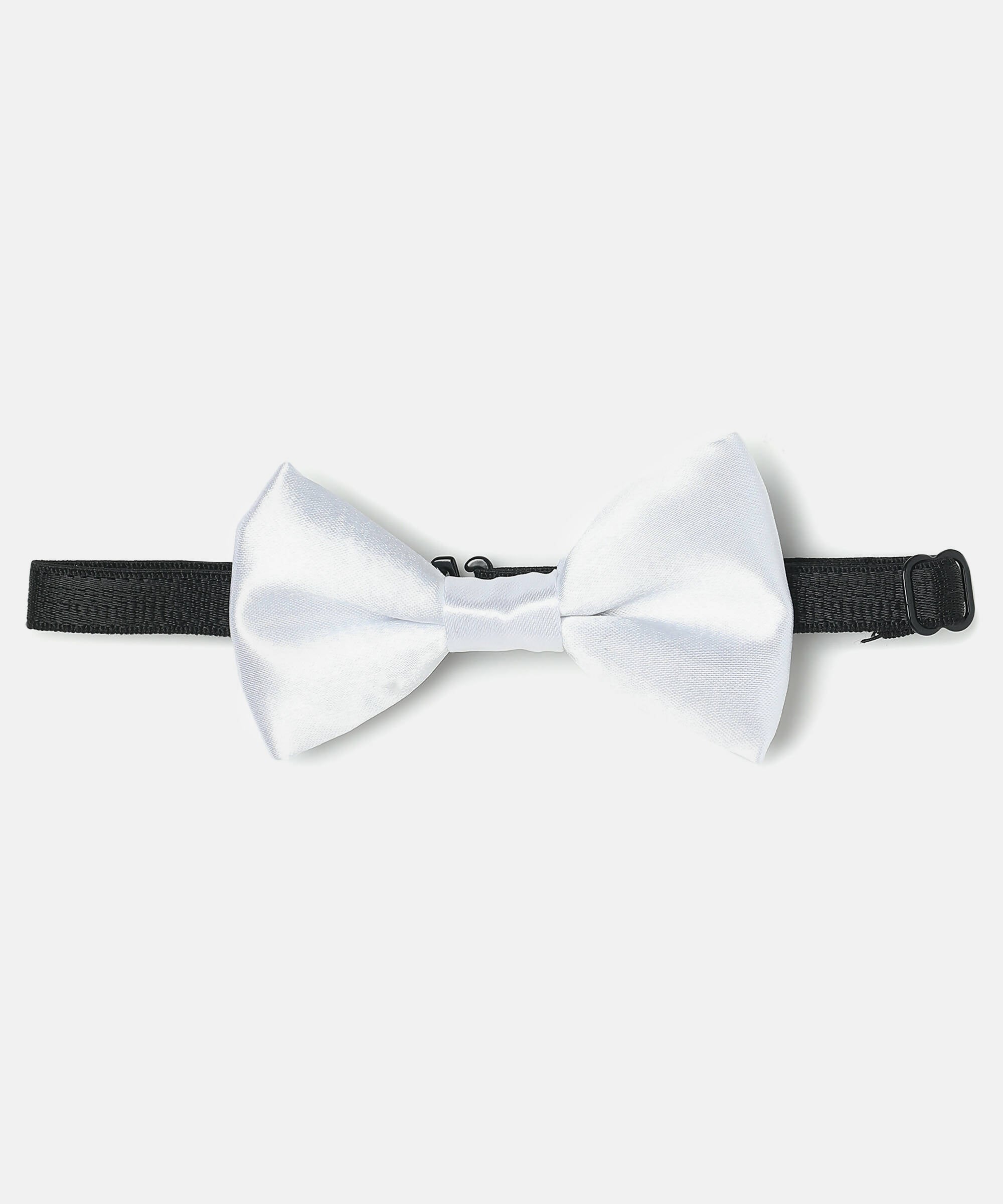 Manet Boys Solid Single Layer Bow - White - Distacart