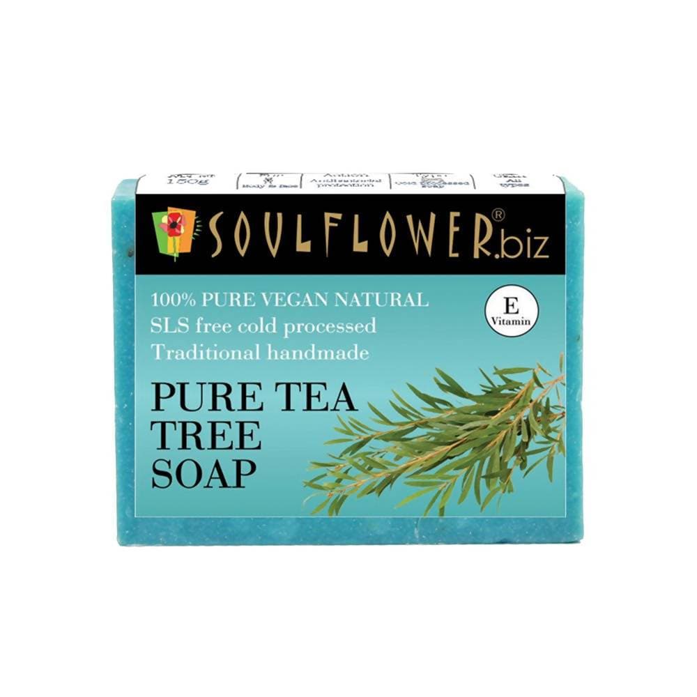 Soulflower Pure Tea Tree Handmade Soap - Distacart