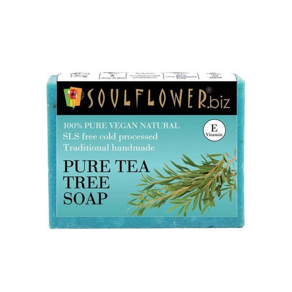 Soulflower Pure Tea Tree Handmade Soap - Distacart
