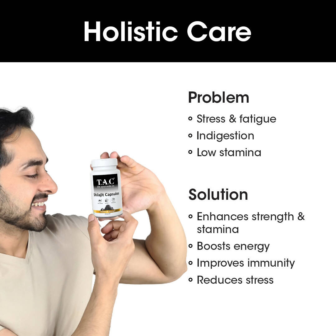 TAC - The Ayurveda Co. SJ Capsules for Men - Distacart