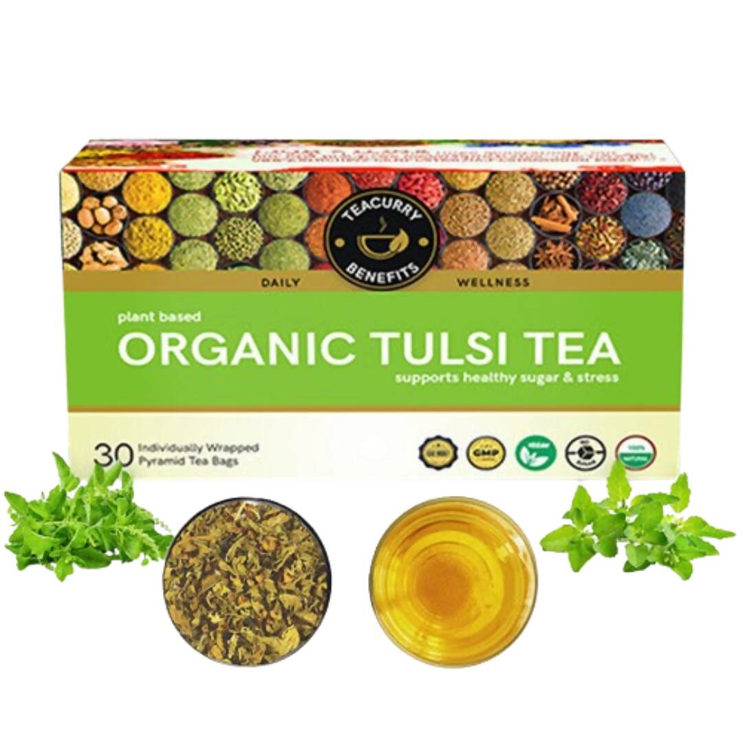 Teacurry Organic Tulsi Tea Bags - Distacart