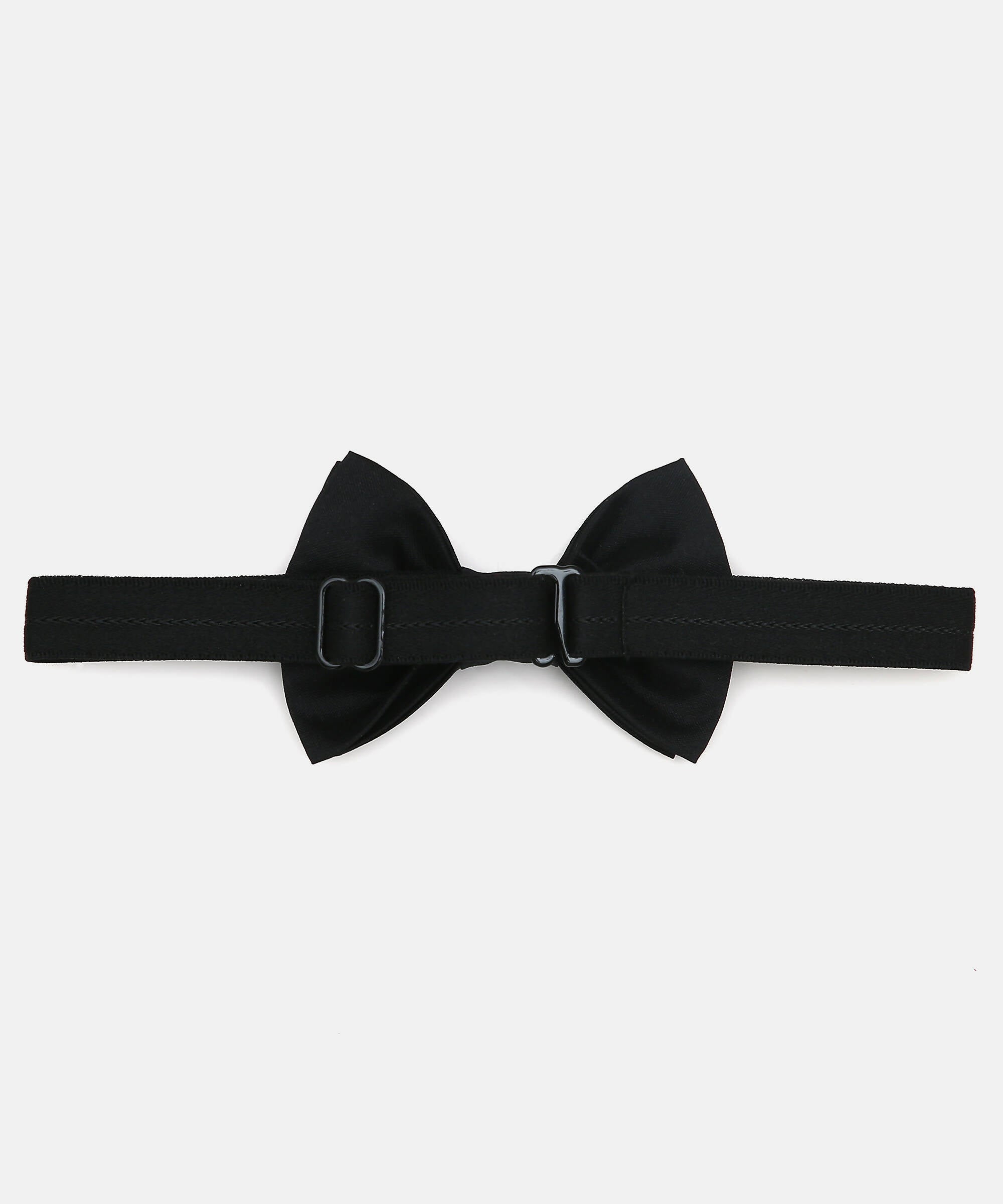 Manet Boys Solid Double Layer Bow - Black - Distacart