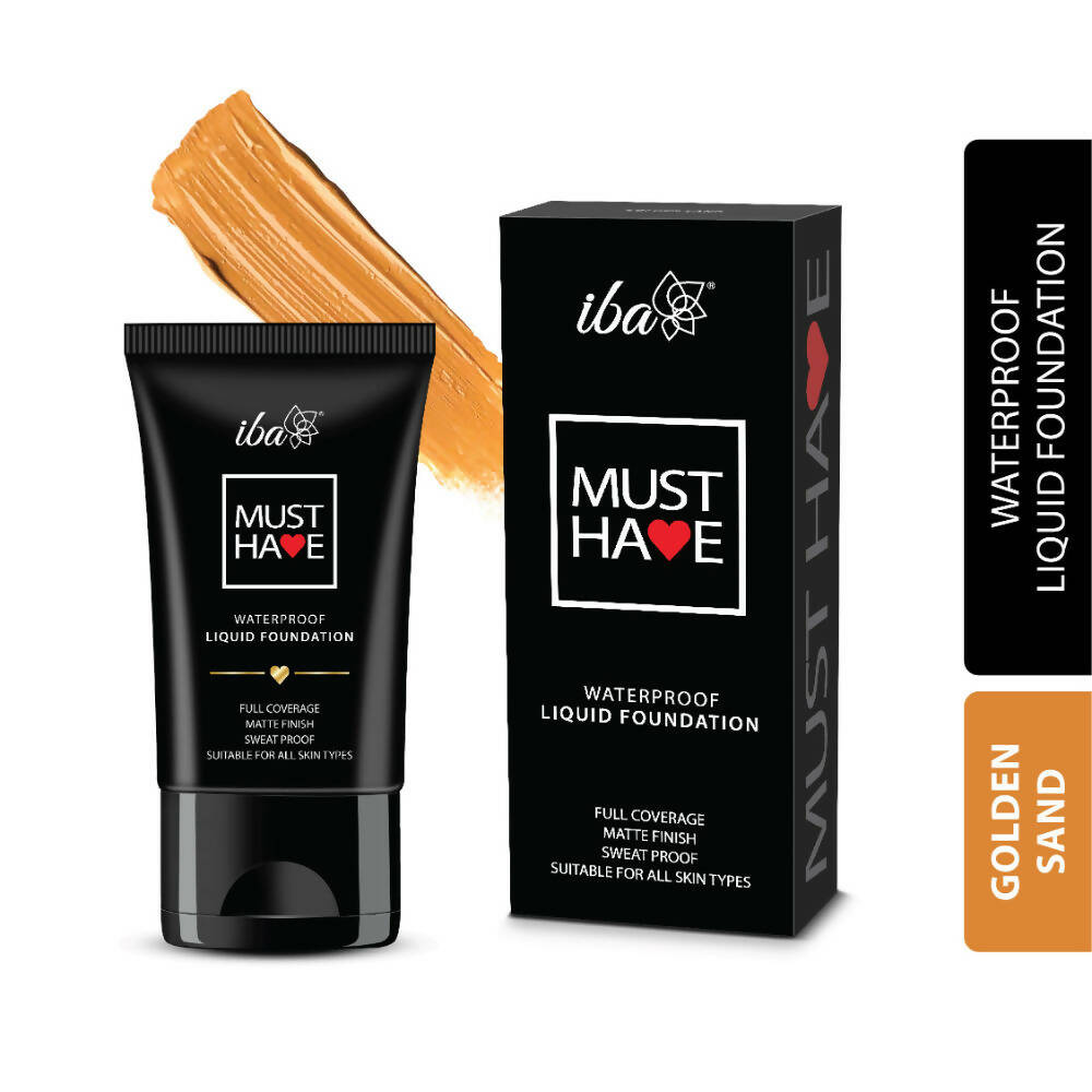Iba Must Have Waterproof Liquid Foundation - Golden Sand - Distacart