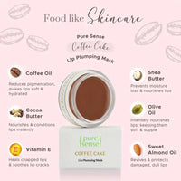 Thumbnail for PureSense Coffee Cake Lip Plumping Mask - Distacart