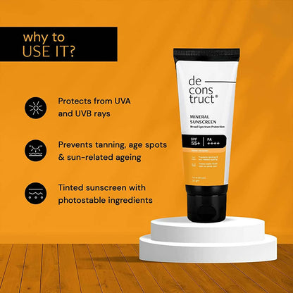 Deconstruct Mineral Sunscreen - Distacart