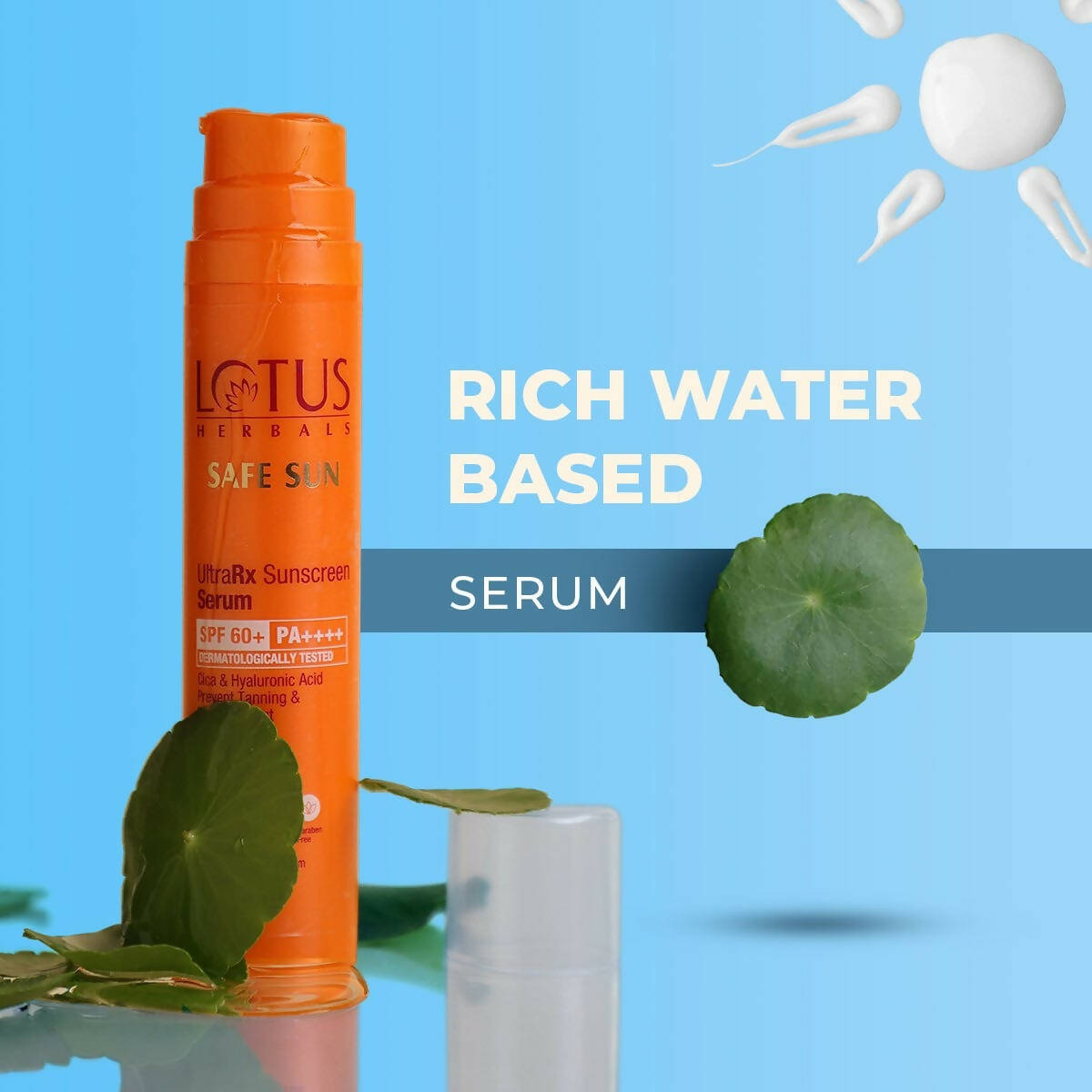 Lotus Herbals Safesun UltraRX Sunscreen Serum SPF 60 PA++++ - Distacart