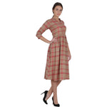 Thumbnail for Kanoor Women's Red rayon frock style kurti