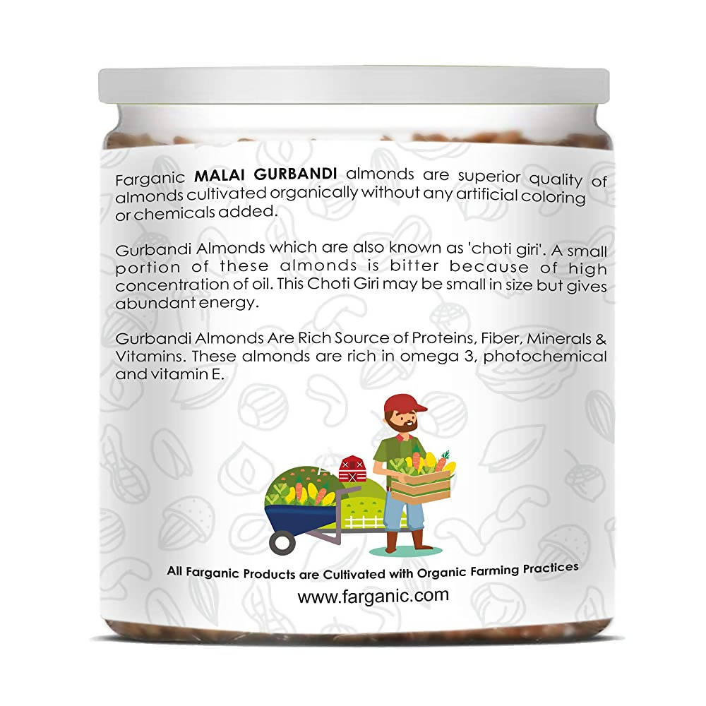 Farganic Malai Gurbandi Almonds - Distacart