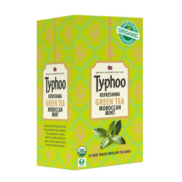 Typhoo Refreshing Moroccan Mint Green Tea Bags - Distacart
